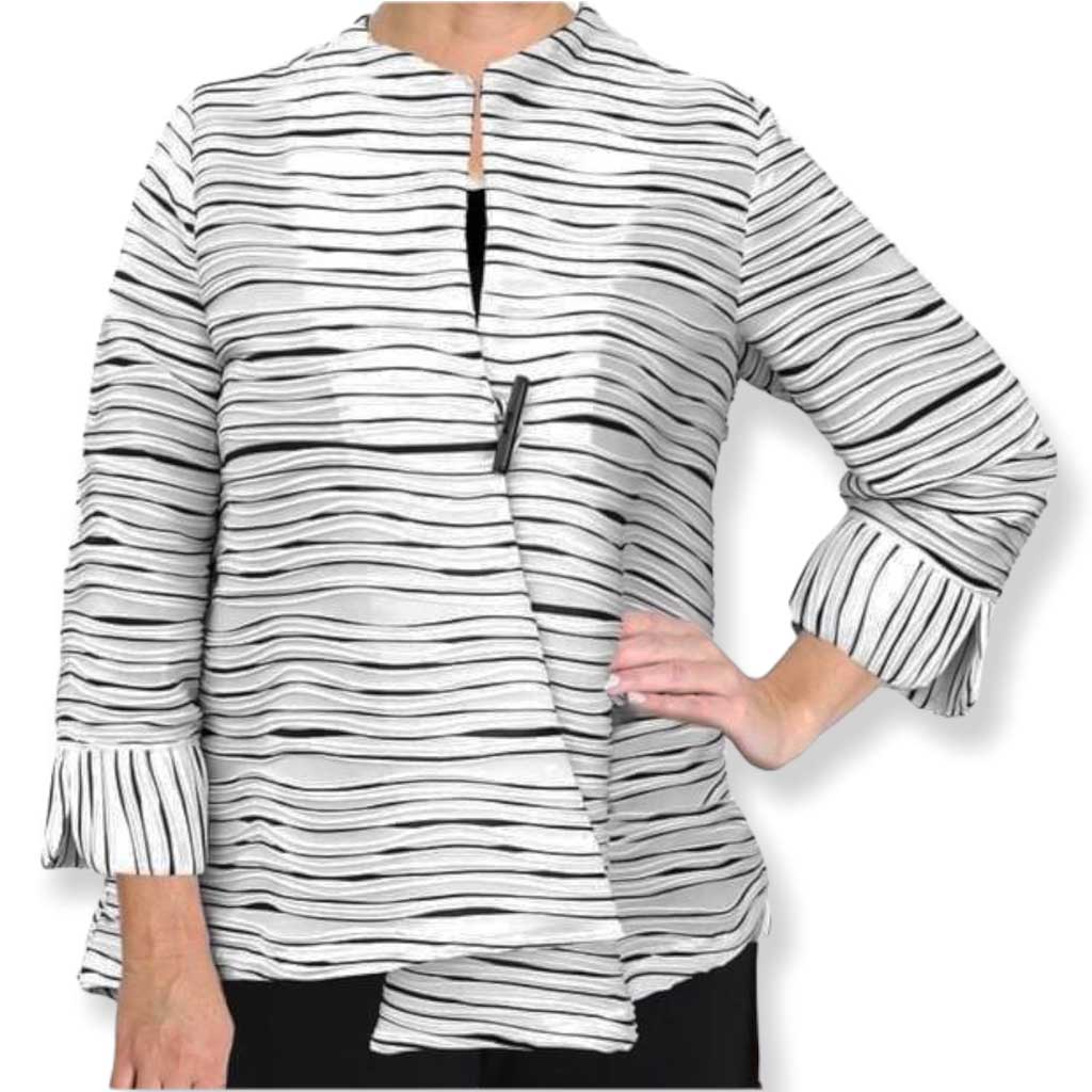 IC Collection Ribbed Stripe Jacket