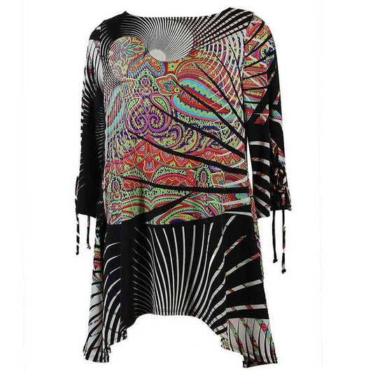 IC Collection Twist Print Tunic