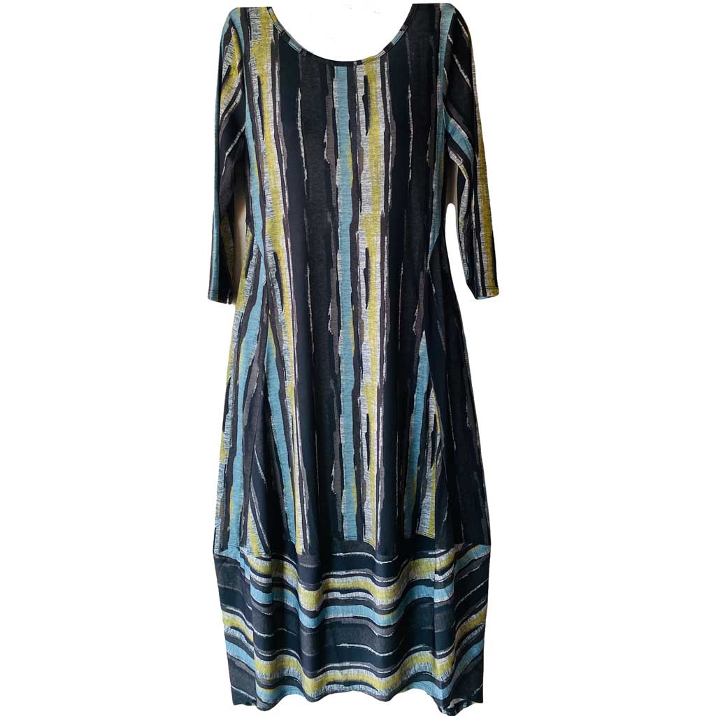 Kozan Kati Abstract Stripe Dress