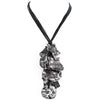 Lior Paris Black & Silver Paper Mache Necklace