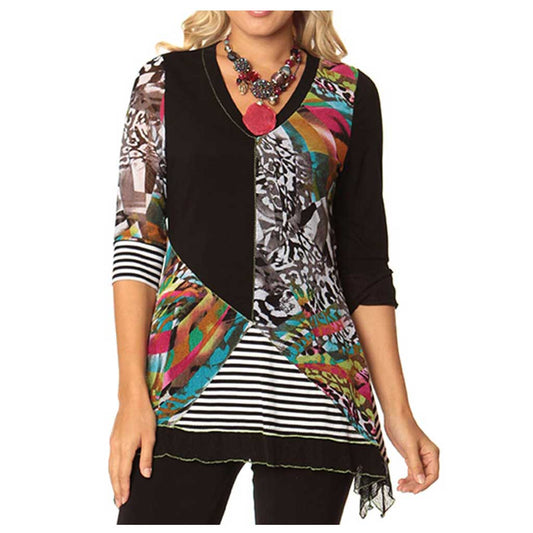 Lior Paris Patchwork Tunic - Simply Bella
