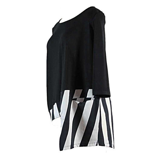 Alembika Panel Stripe Top