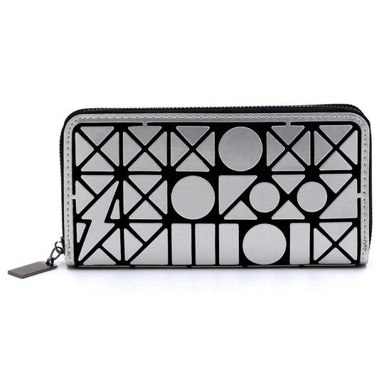 SB Collection Checker Silver Wallet