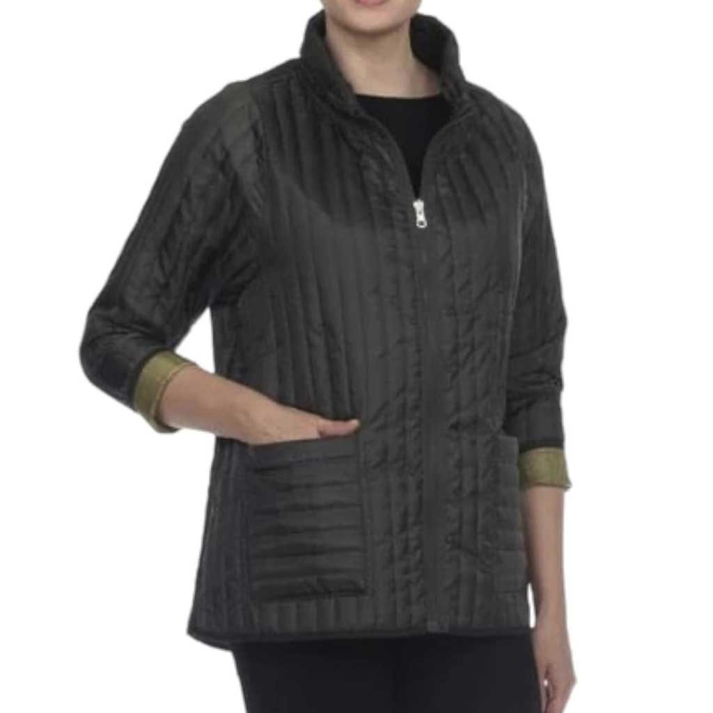 Terra Two Tone Reversible Quilted Jacket – Simply Bella