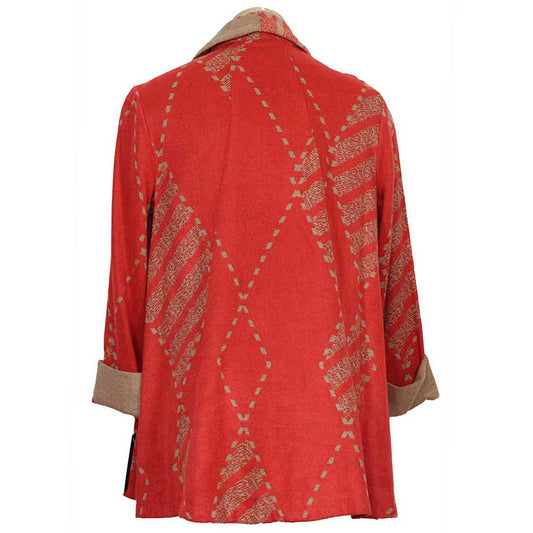 Yushi Soft Orange Beige Jacket - Simply Bella